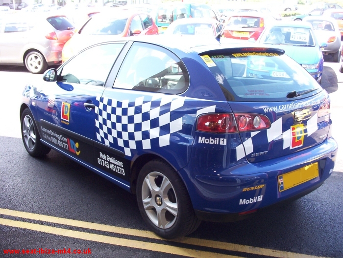 Photo of Glacier Blue Seat Ibiza TDI Sport