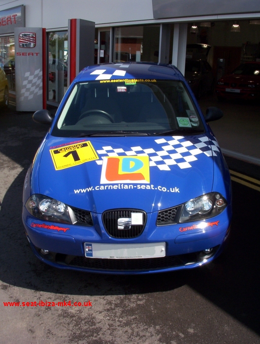 Photo of Glacier Blue Seat Ibiza TDI Sport