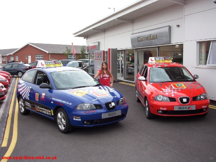 Photo of Glacier Blue Seat Ibiza TDI Sport